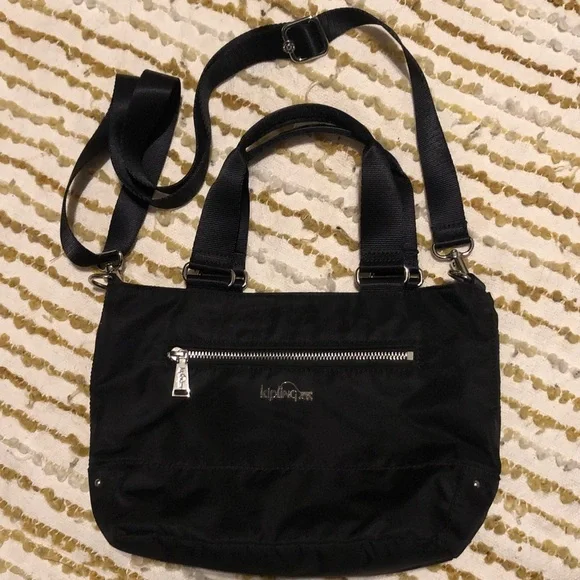 Kipling Black Crossbody Bag - Picture 1 of 5
